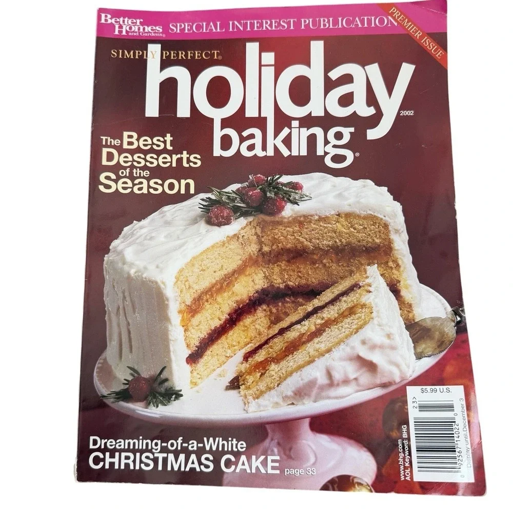Better Homes and Gardens Magazines‎ Lot of 5 Holiday Baking Cookies Recipes